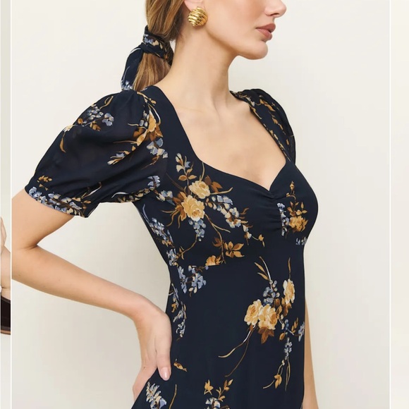 NWT REFORMATION Chrissie Dress, Seychelle, size 2 - Picture 3 of 5